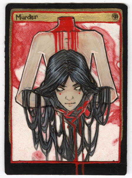 Secret Rare Trading Card Group Show Original Art