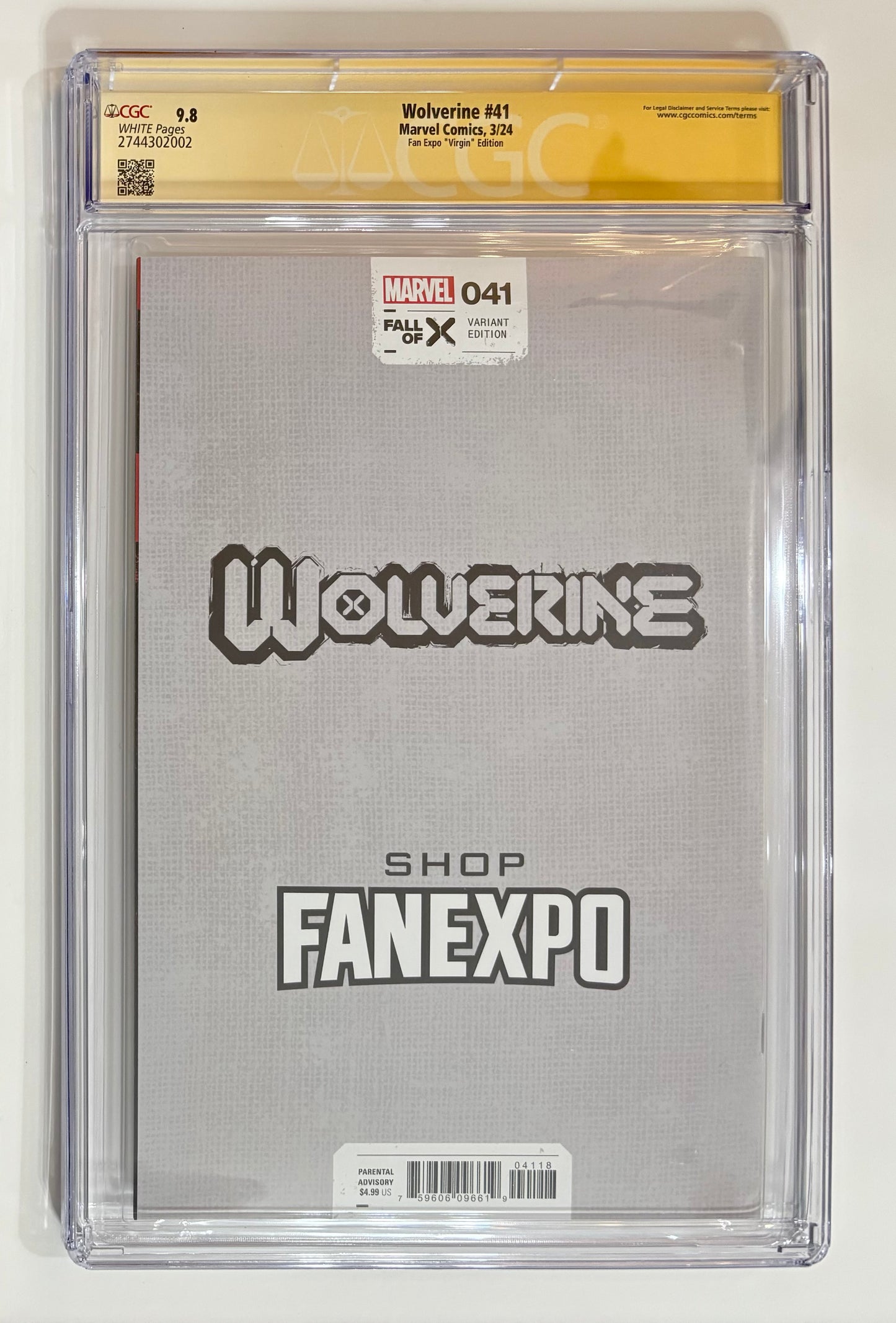 Wolverine (2024) #41 Fan Expo Exclusive Variant CGC Graded [SIGNED]