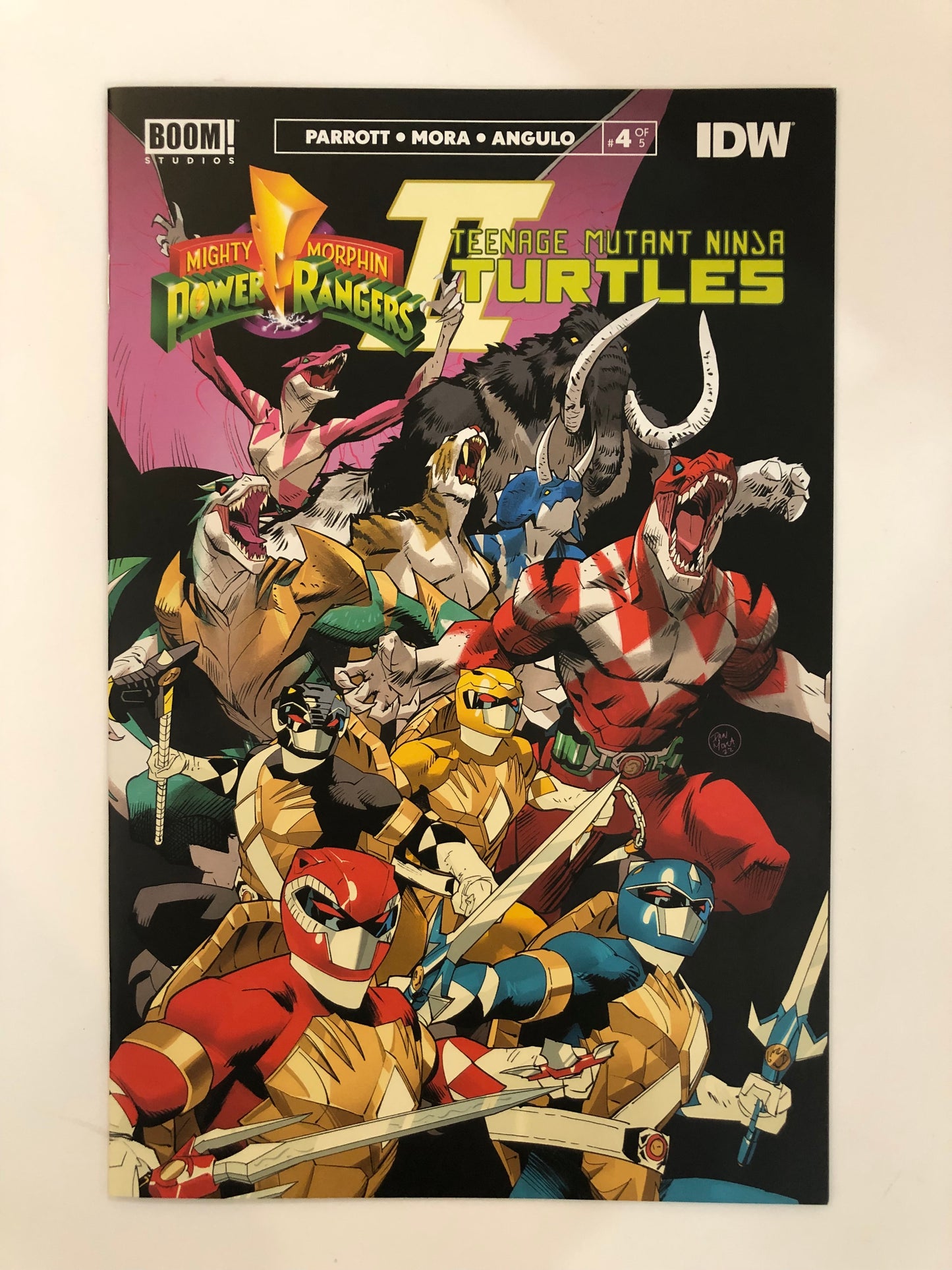 Mighty Morphin Power Rangers Teenage Mutant Ninja Turtles II #1-5 Complete Set