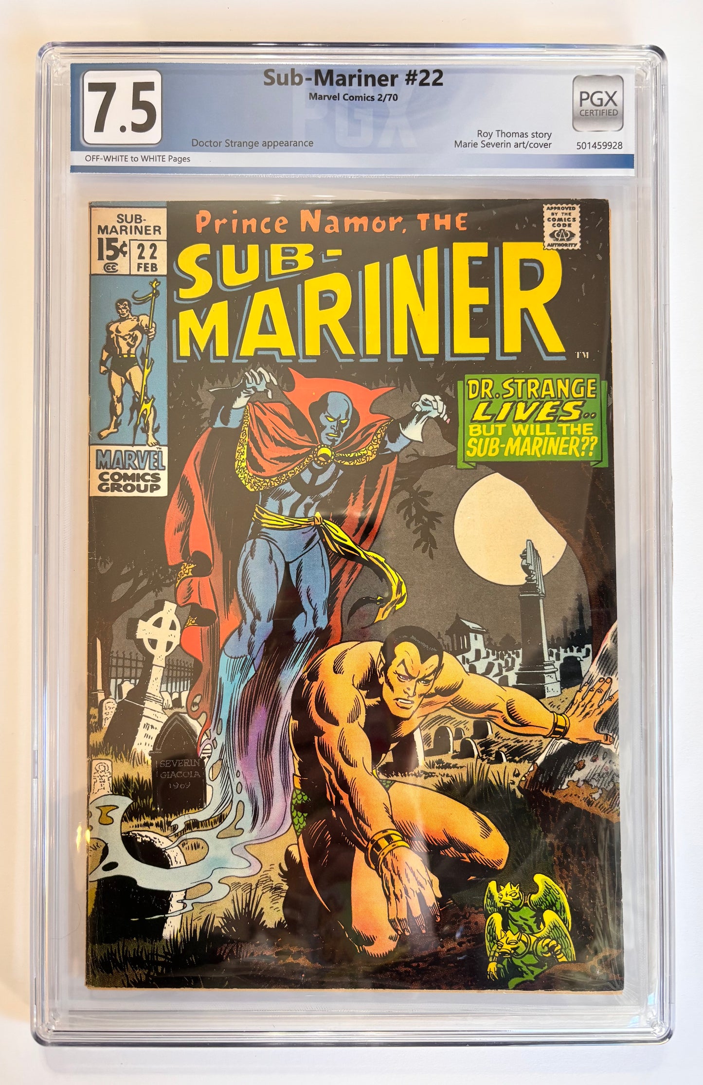 Sub-Mariner (1970) #22 PGX Graded 7.5