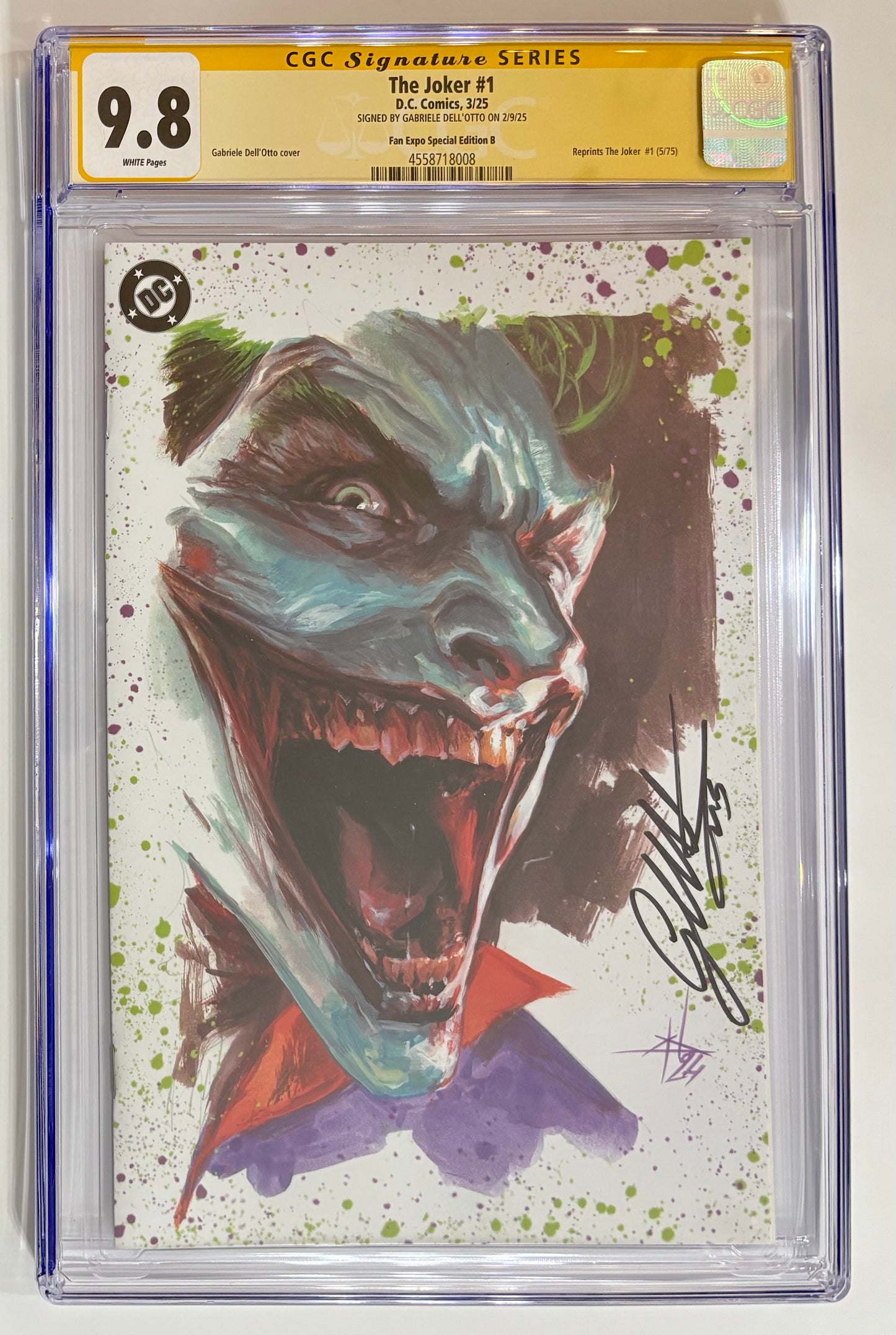 The Joker (2025) #1 Fan Expo Exclusive Variant CGC Graded [SIGNED]