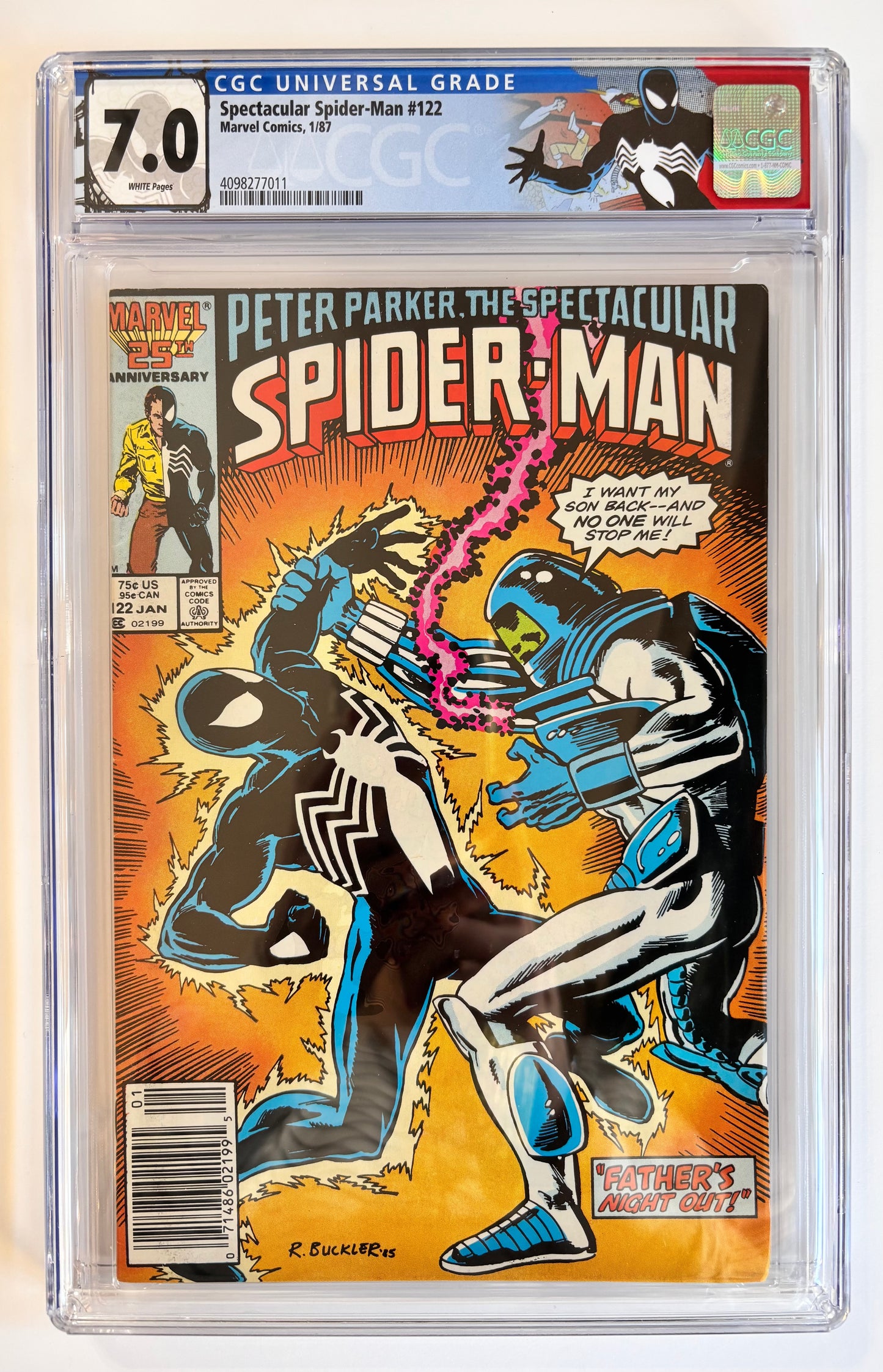 Spectacular Spider-Man (1987) #122 CGC Graded 7.0