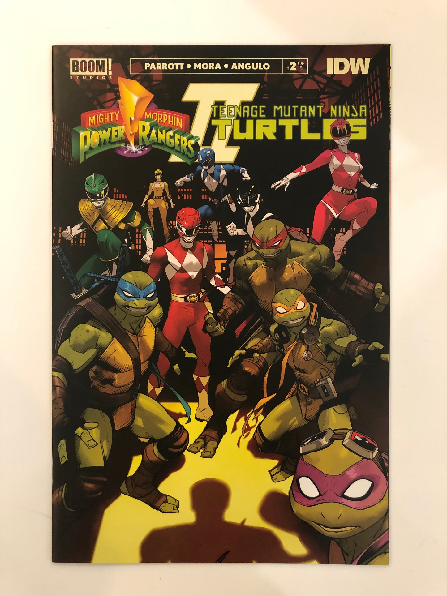 Mighty Morphin Power Rangers Teenage Mutant Ninja Turtles II #1-5 Complete Set