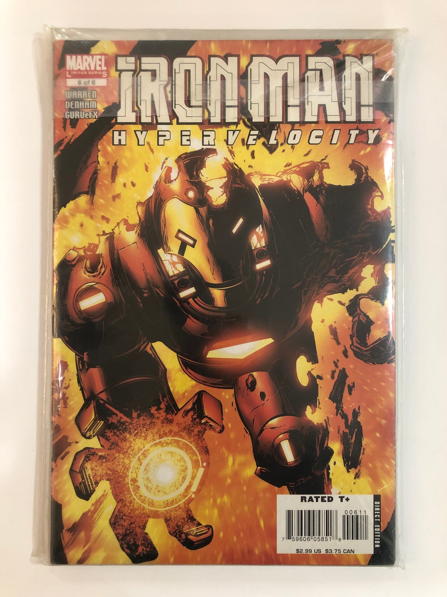 Iron Man Hypervelocity Complete Set #1-6