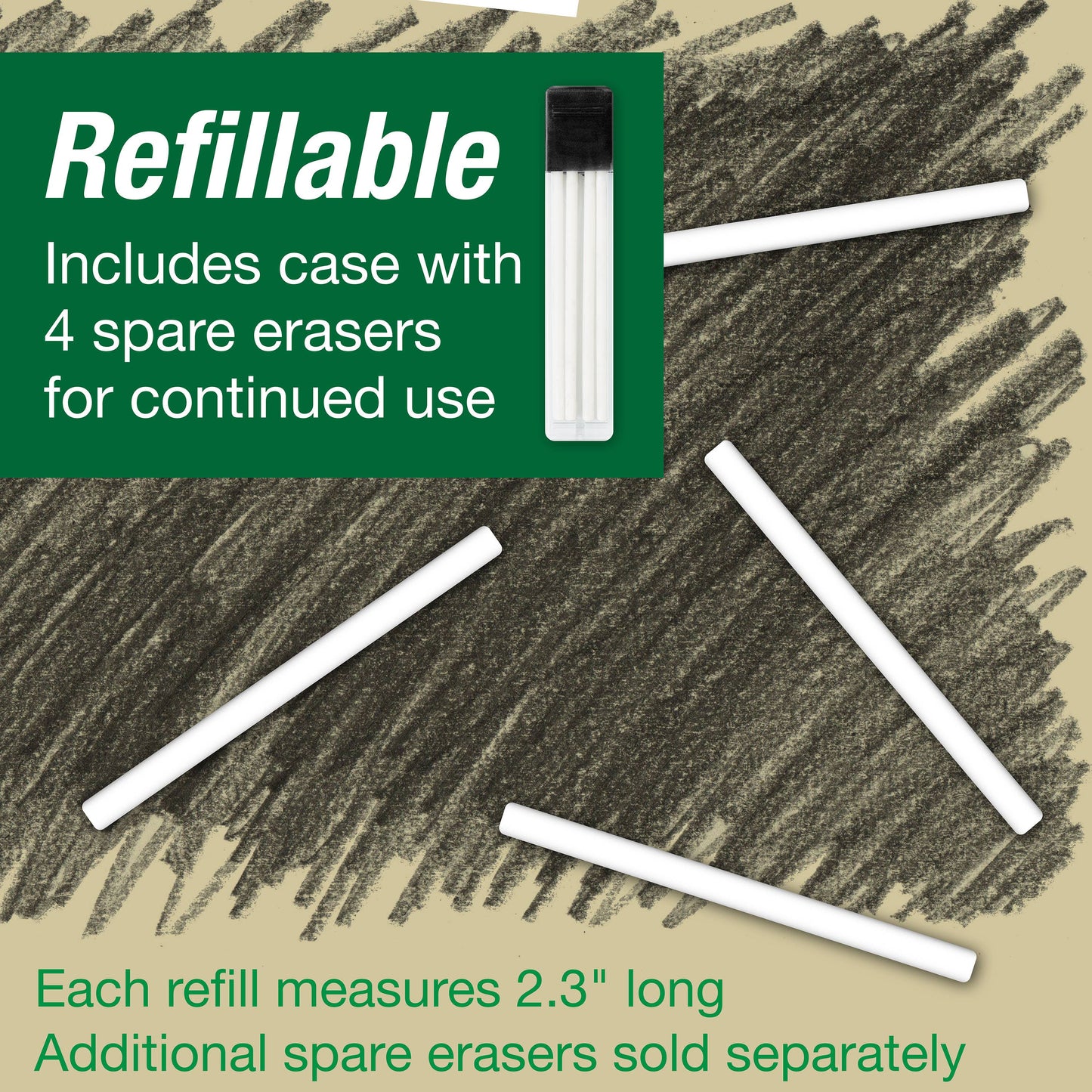 Precision Eraser Pen and Refill Blistercard