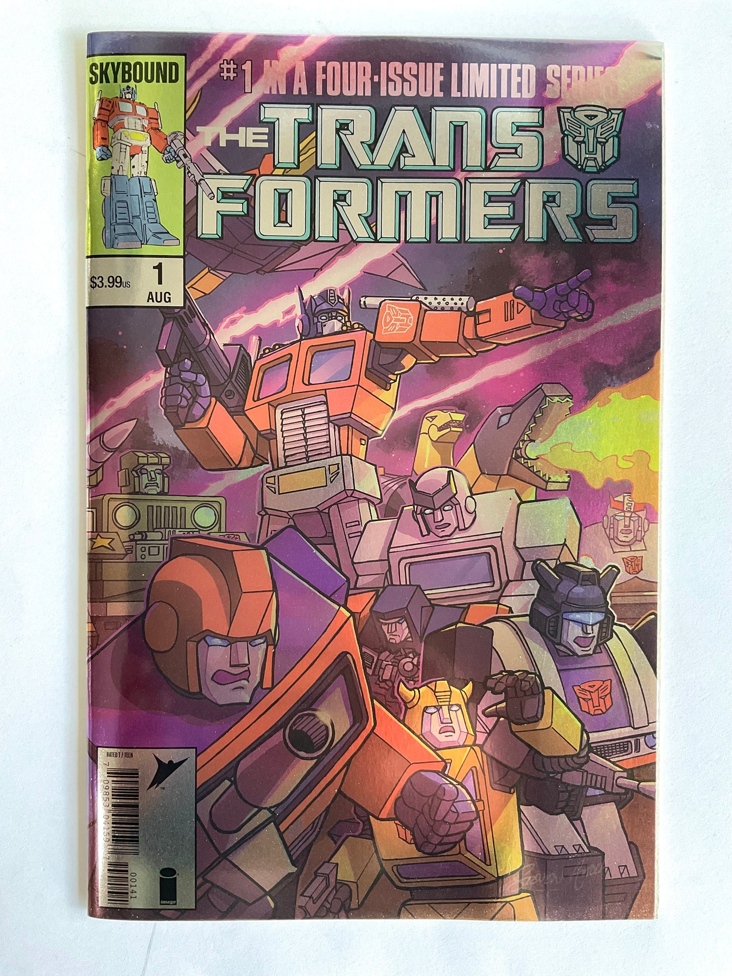 Transformers 40th Anniversary Edition #1 Groundbreaking Comics Steven Ahola Foil Variant