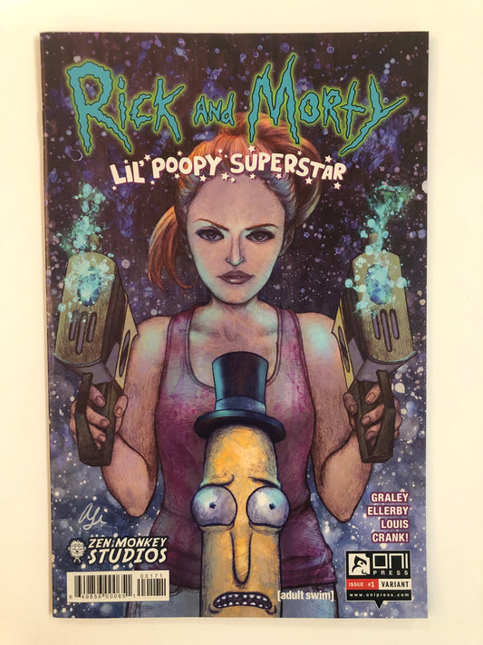 Rick and Morty Lil’ Poopy Superstar (2016) #1 Zen Monkey Studios Variant