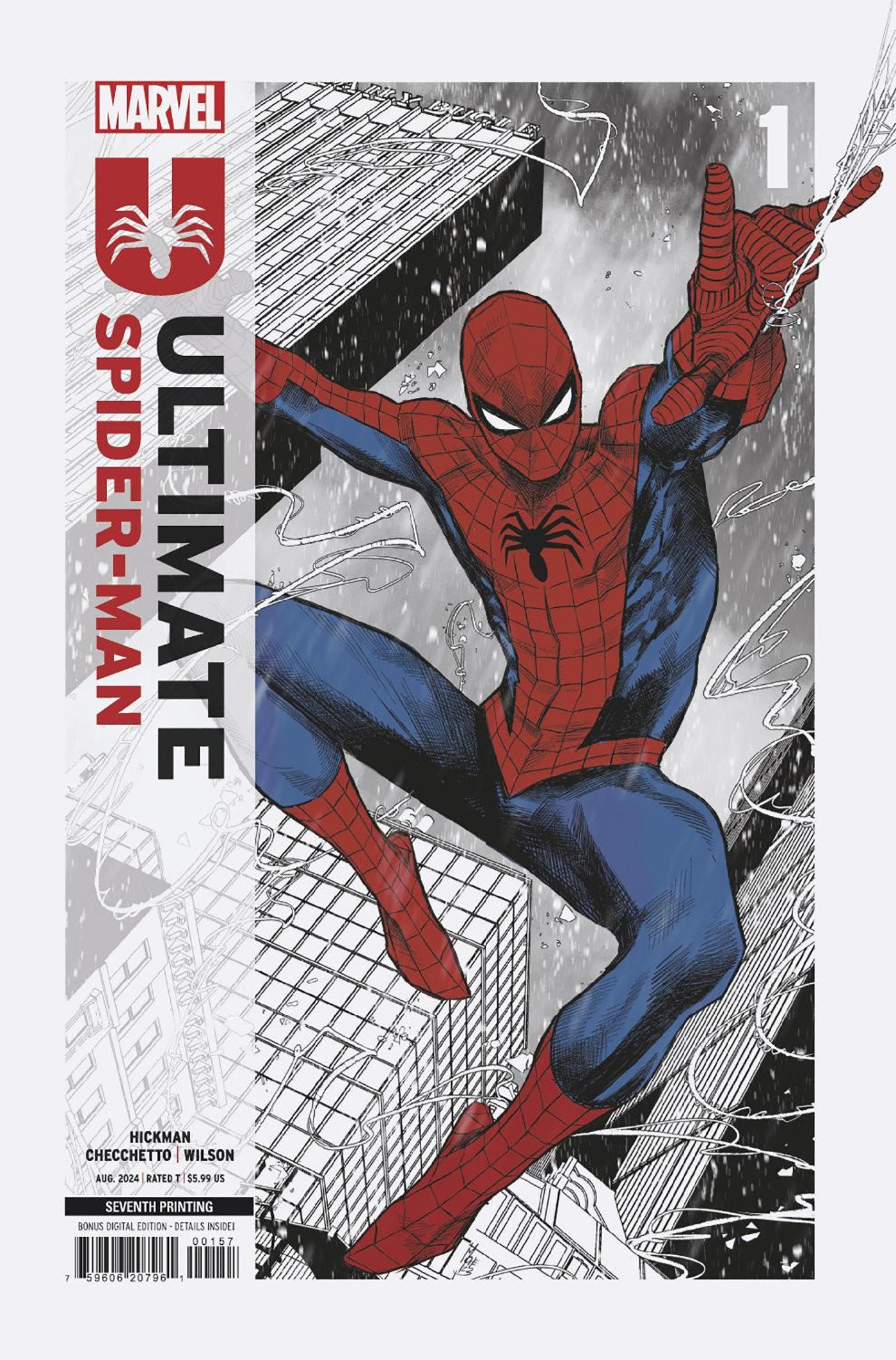 Ultimate Spider-Man #1 Marco Checchetto 7th Printing Variant