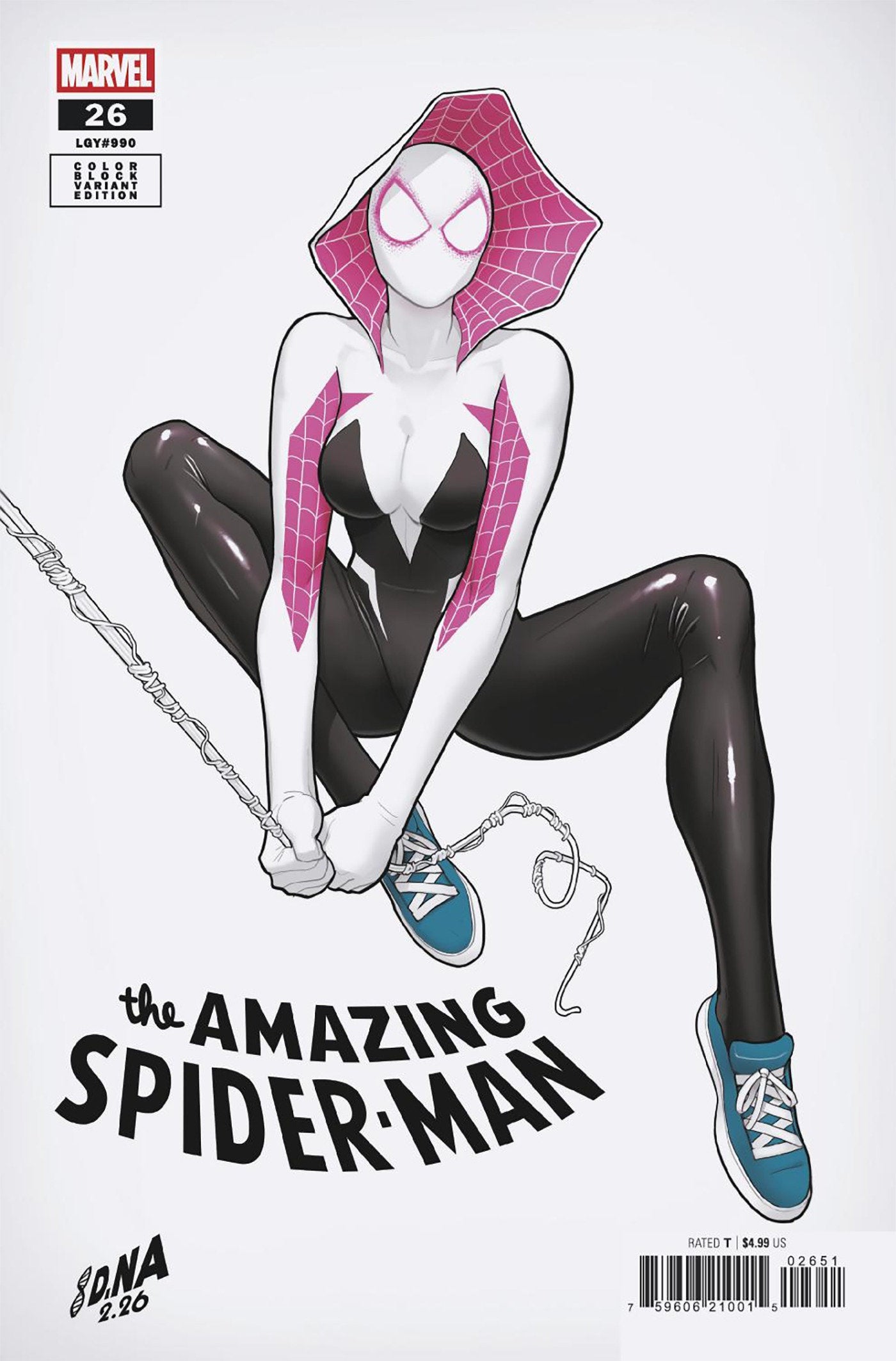 Amazing Spider-Man #26 David Nakayama Color Block White Variant [Ds]