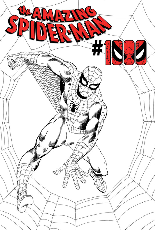 Amazing Spider-Man #1000 Steve Ditko Black And White 1:50 Variant