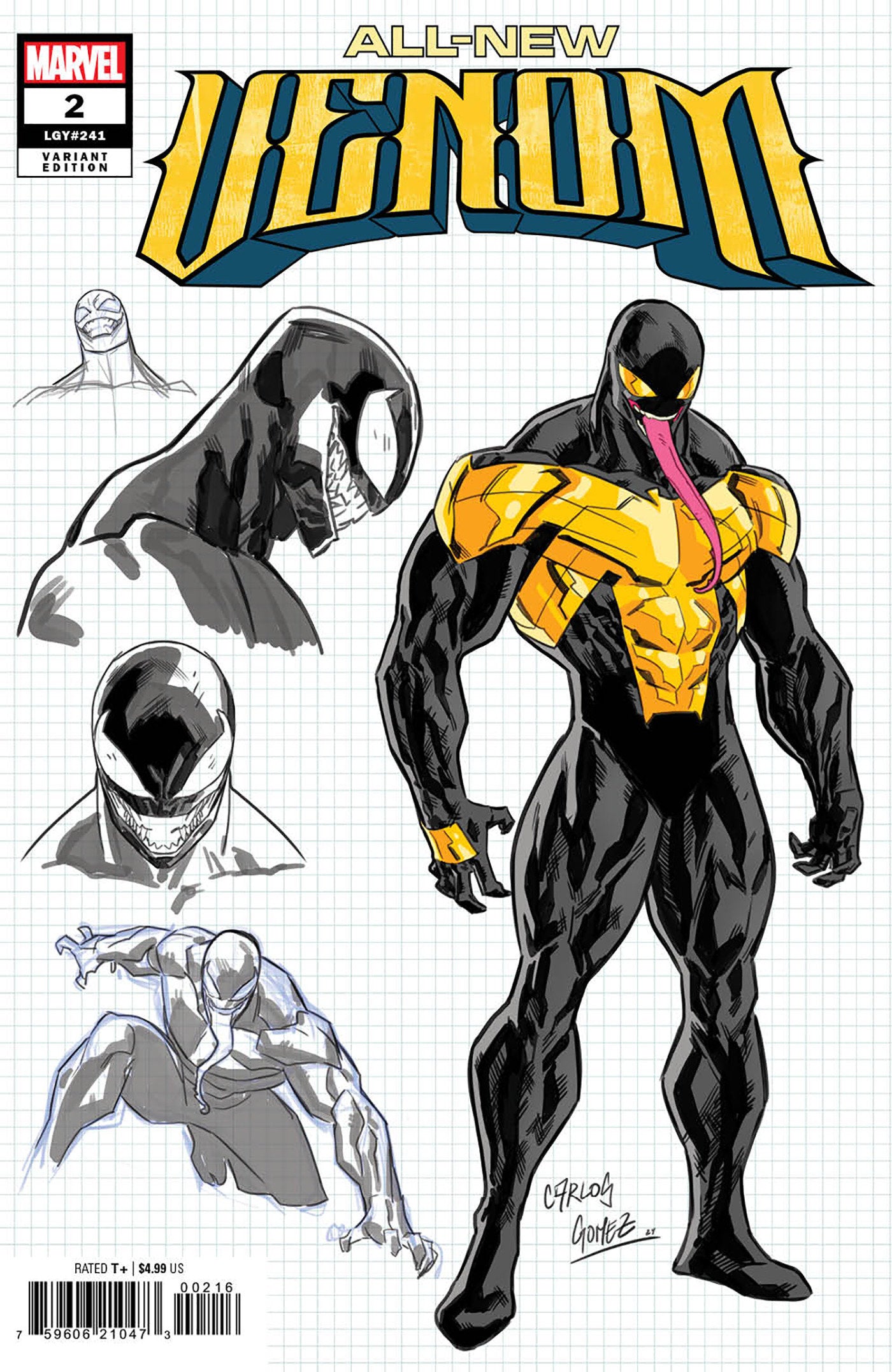 All-New Venom #2 Carlos Gomez 1:10 Design Variant