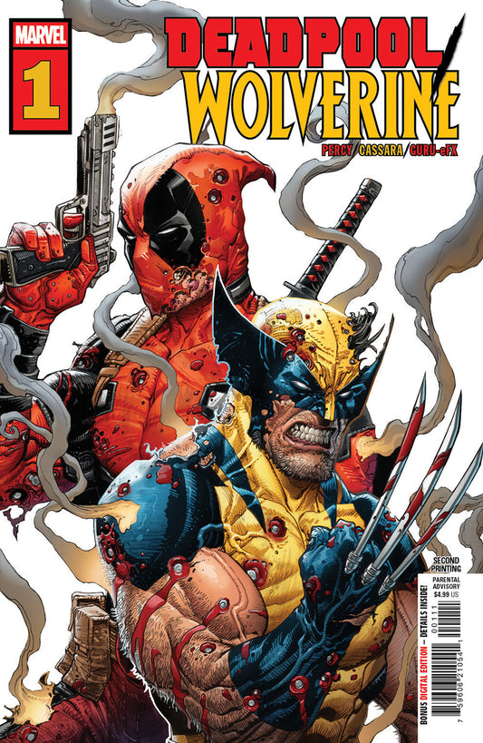 Deadpool/Wolverine #1 Joshua Cassara 2nd Print Variant