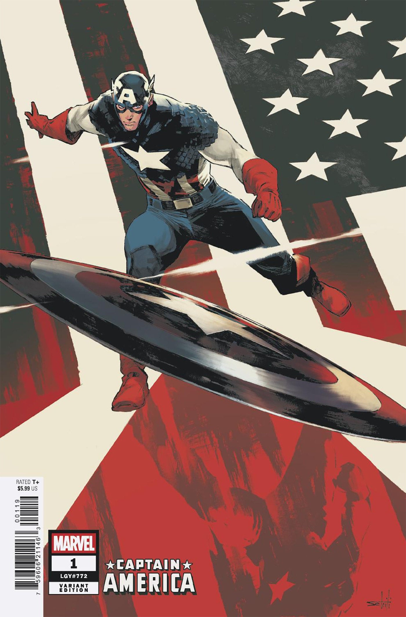 Captain America #1 Valerio Schiti 1:25 Variant