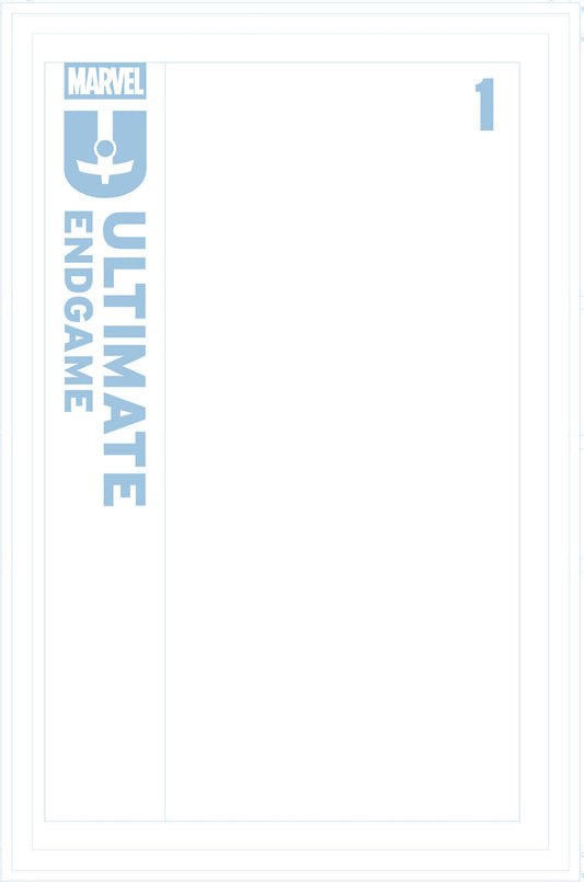 Ultimate Endgame #1 Blue Line Blank Variant
