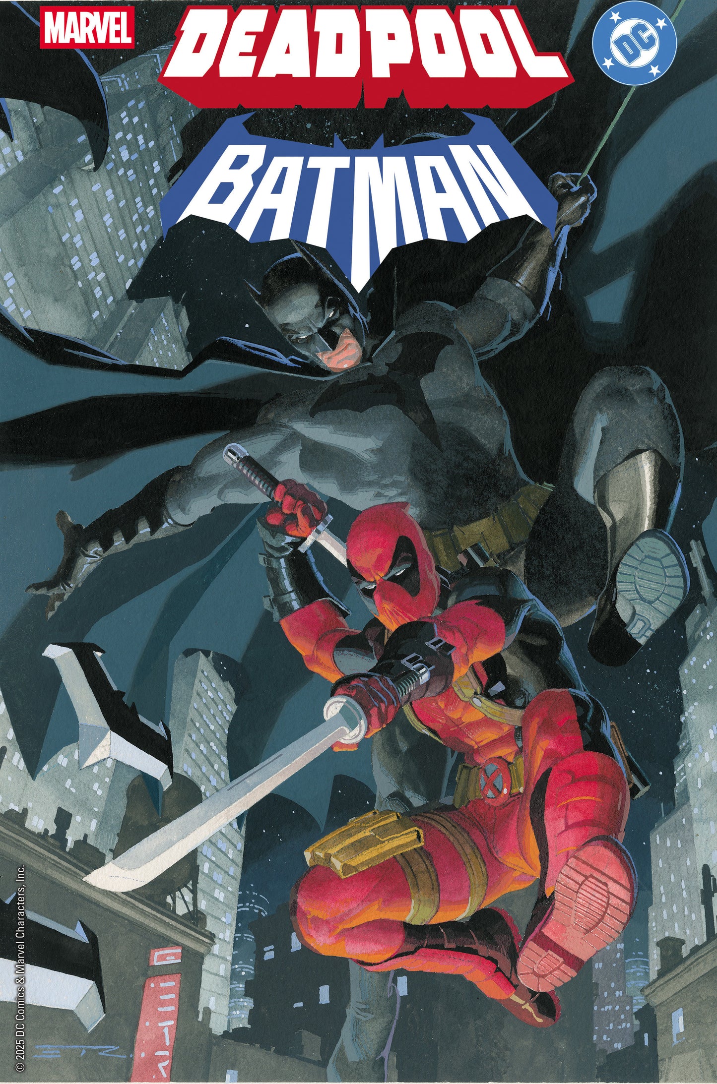 Marvel/DC: Deadpool/Batman #1 Esad Ribic Variant