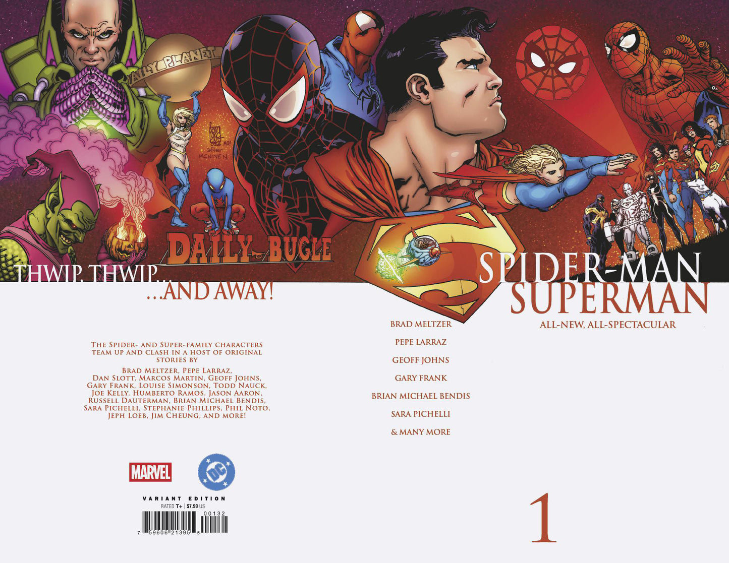 Marvel/DC: Spider-Man/Superman #1 Giuseppe Camuncoli 1:25 Homage Variant