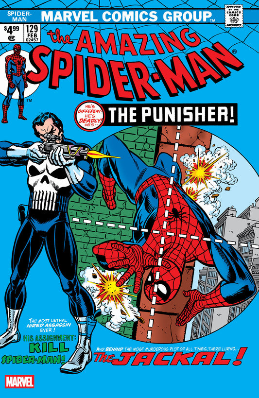 Amazing Spider-Man #129 [ FOIL ] Facsimile Edition Blue Variant [New Printing 2]