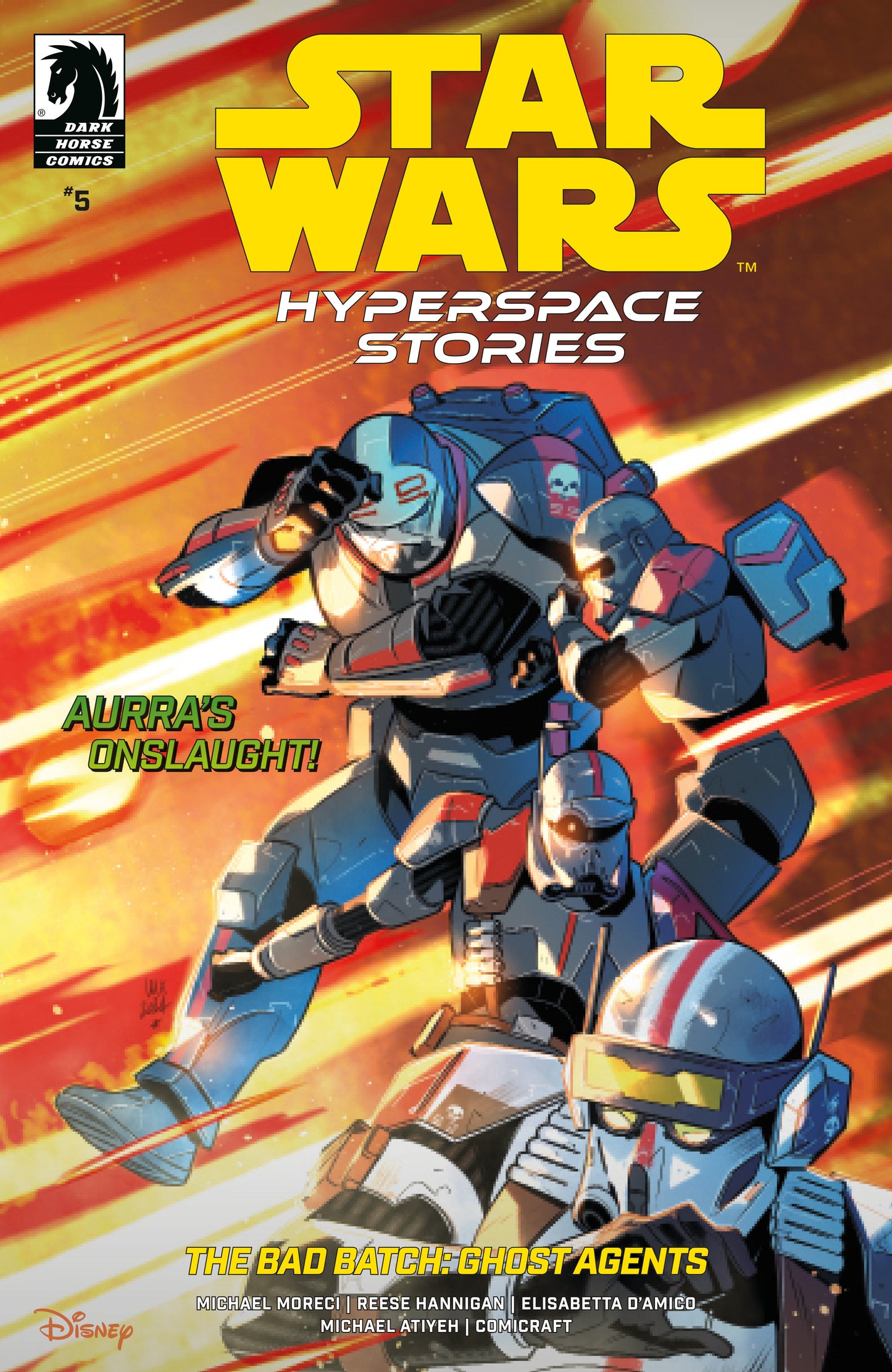 Star Wars: Hyperspace Stories: The Bad Batch--Ghost Agents #5 (Cover A) (Valeria Favoccia)
