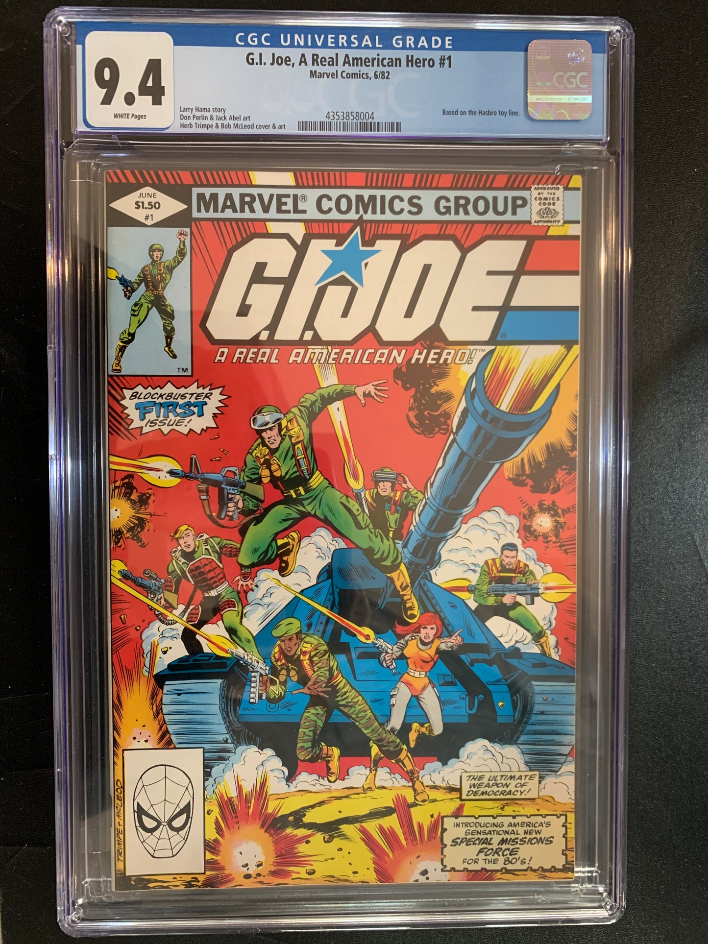 G.I. Joe, A Real American Hero #1 (Graded)