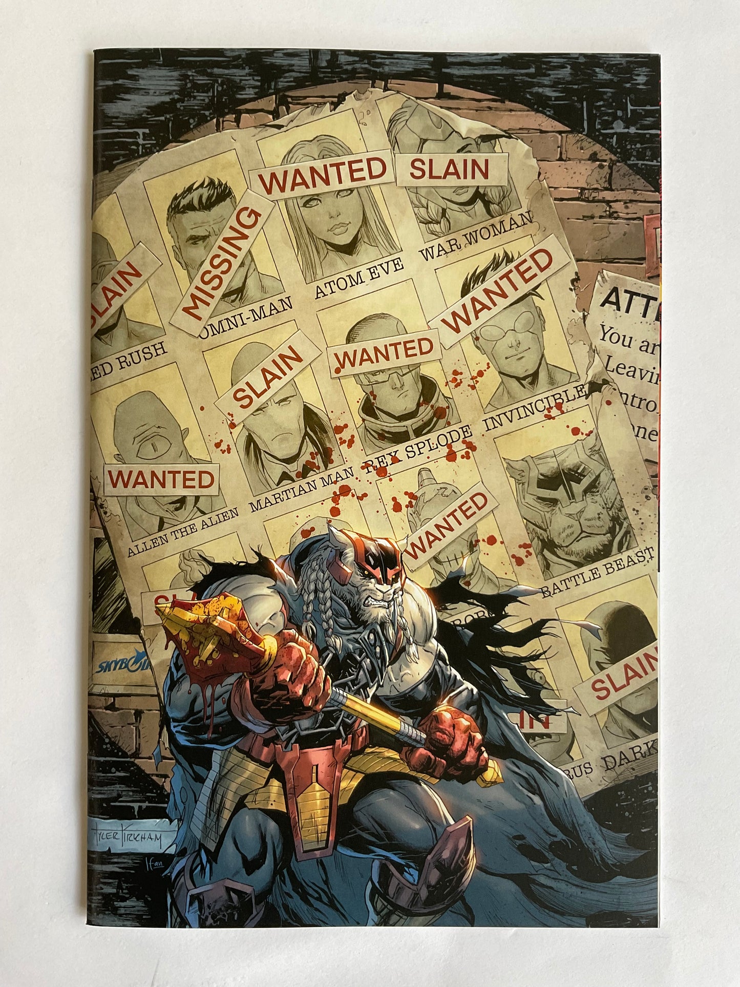 Invincible Universe: Battle Beast #1 Rabbit Comics / Sad Lemon Comics Tyler Kirkham Virgin Variant