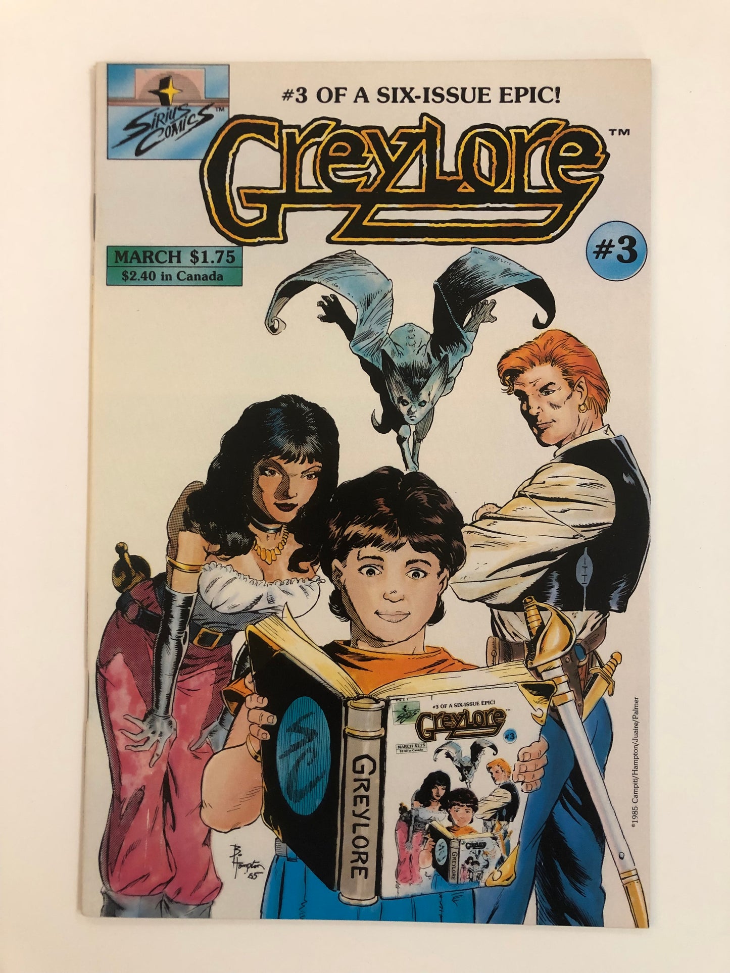 Greylore (1985) Complete Set #1-5