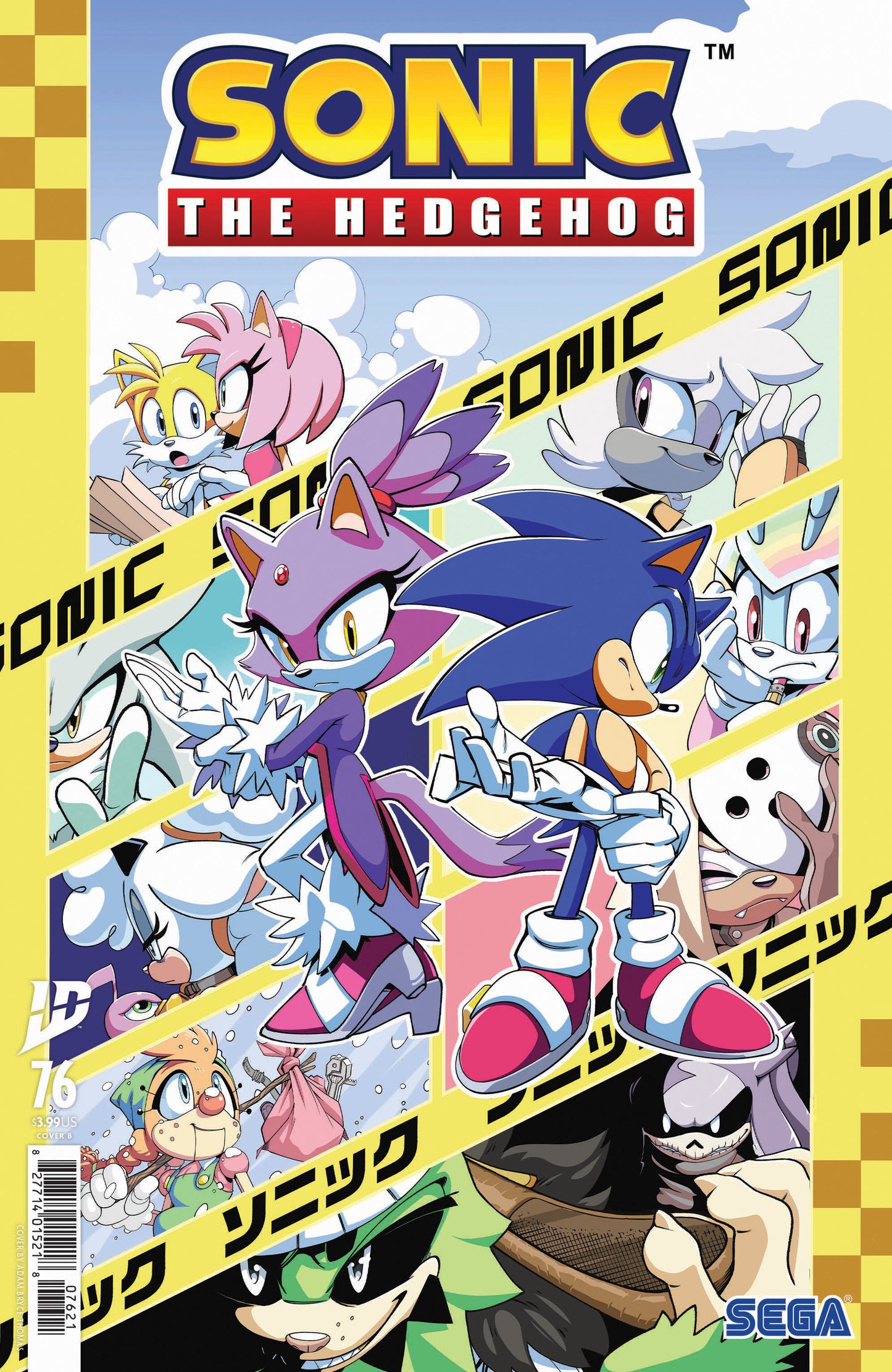 Sonic The Hedgehog #76 Cover B Thomas