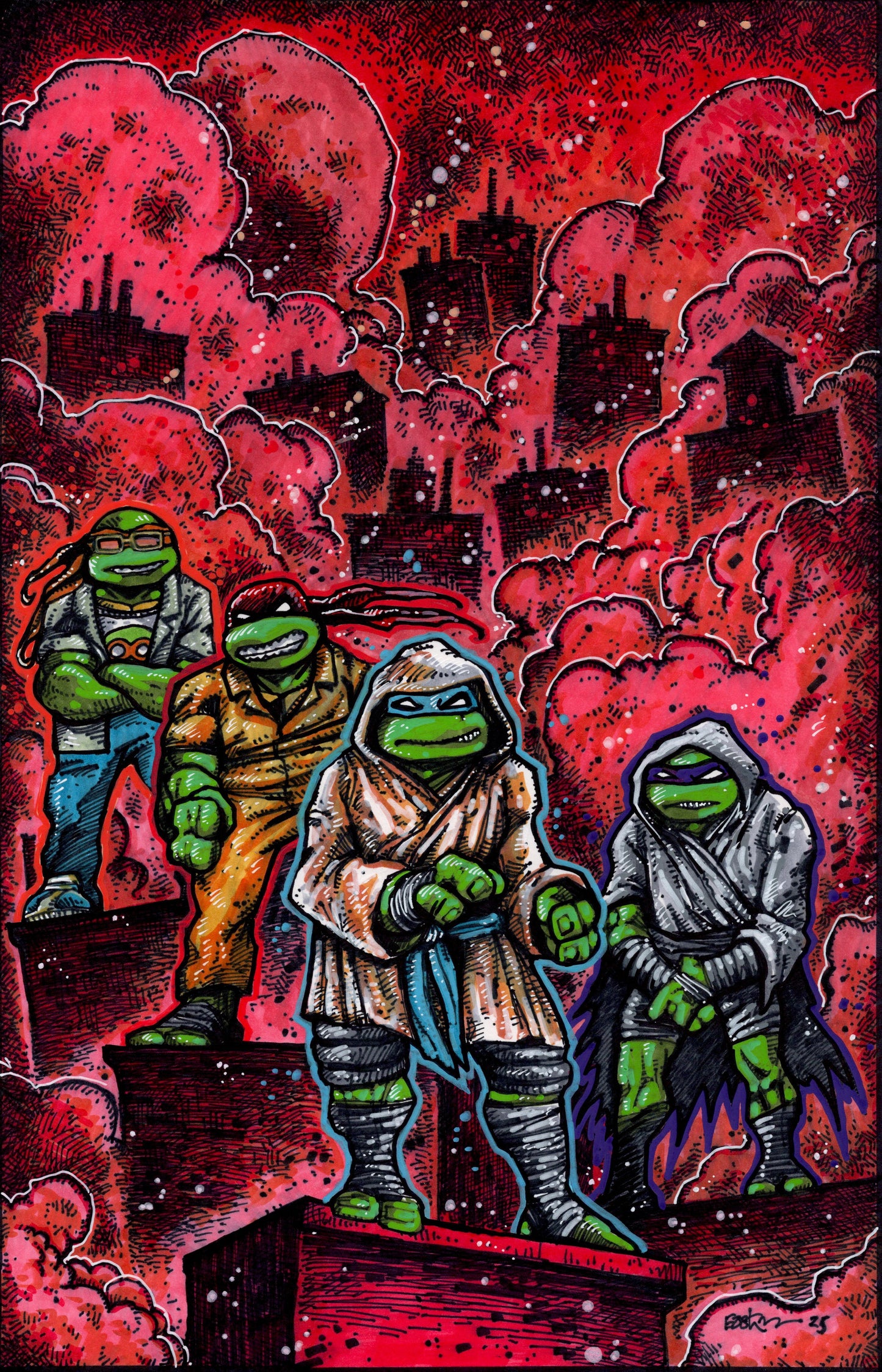 Teenage Mutant Ninja Turtles #10 Variant Ri (10) (Eastman Full Art)