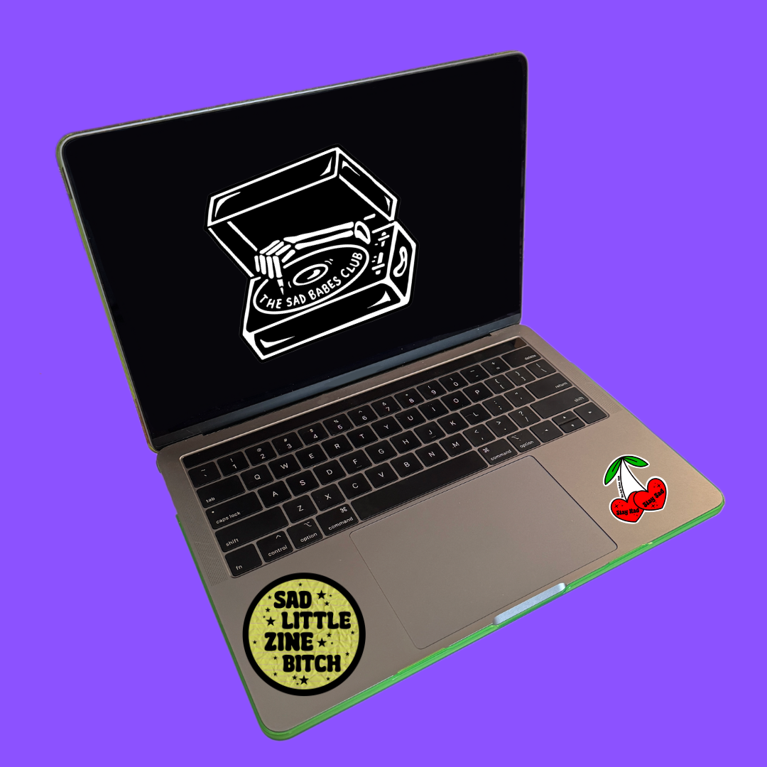 Sad Little Zine Bitch Sticker