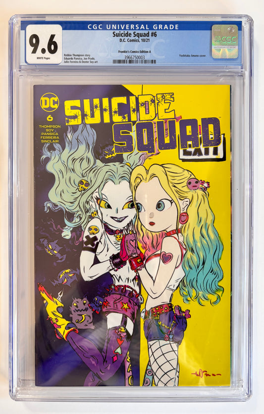 Suicide Squad (2021) #6 Yoshitaka Amano Variant CGC Graded 6.5