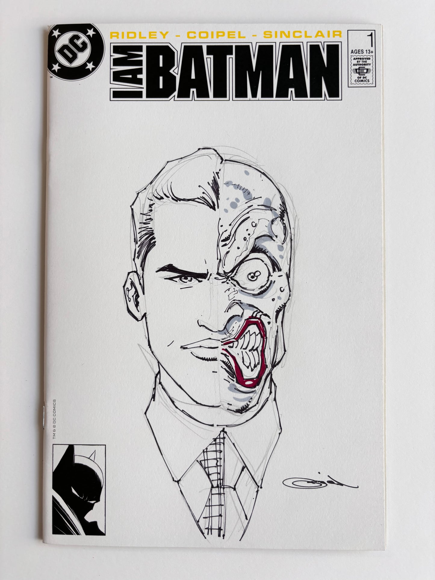 I Am Batman (2021) #1 Sketch Cover by Sajad Shah