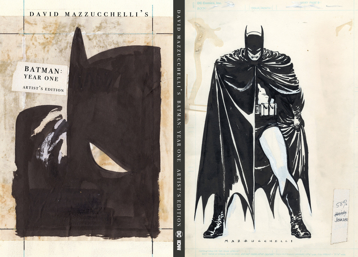 David Mazzucchelli'S Batman Year One Artist'S Edition