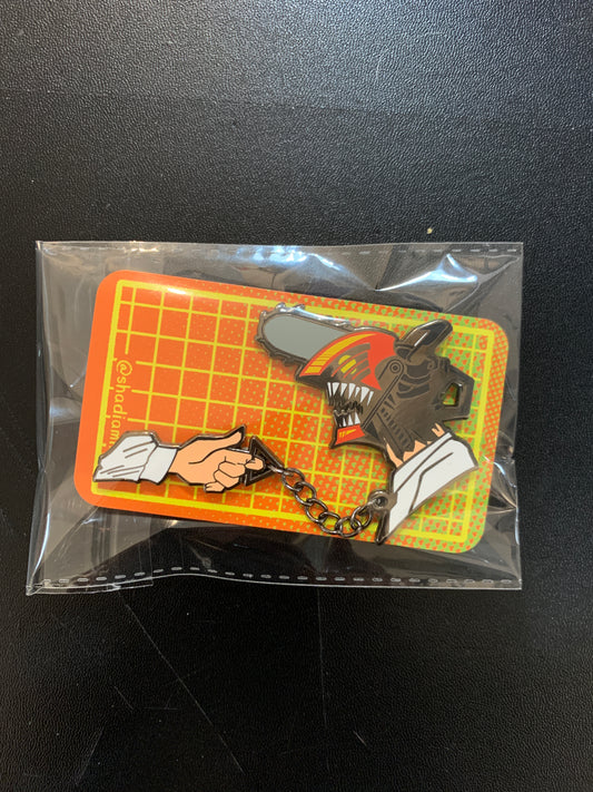 Chainsaw Man Enamel Pin (with Chain)