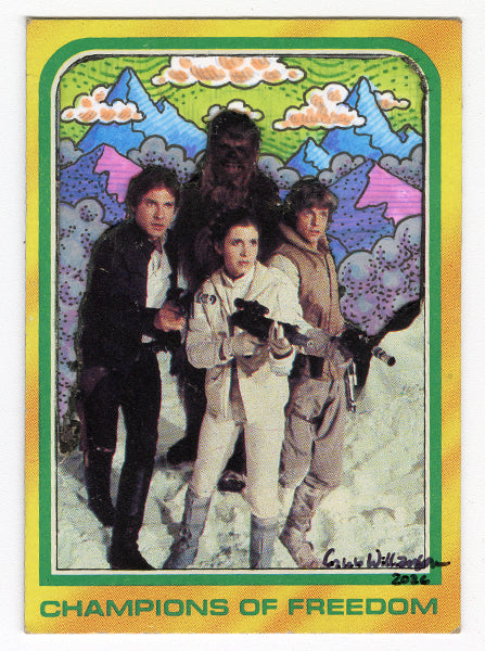 Secret Rare Trading Card Group Show Original Art