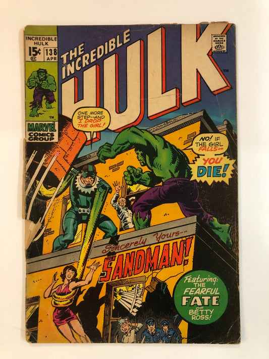 Incredible Hulk #138