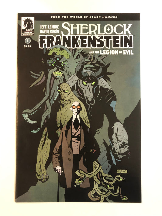 Sherlock & Frankenstein and the Legion of Evil #1 Cover B Mike Mignola