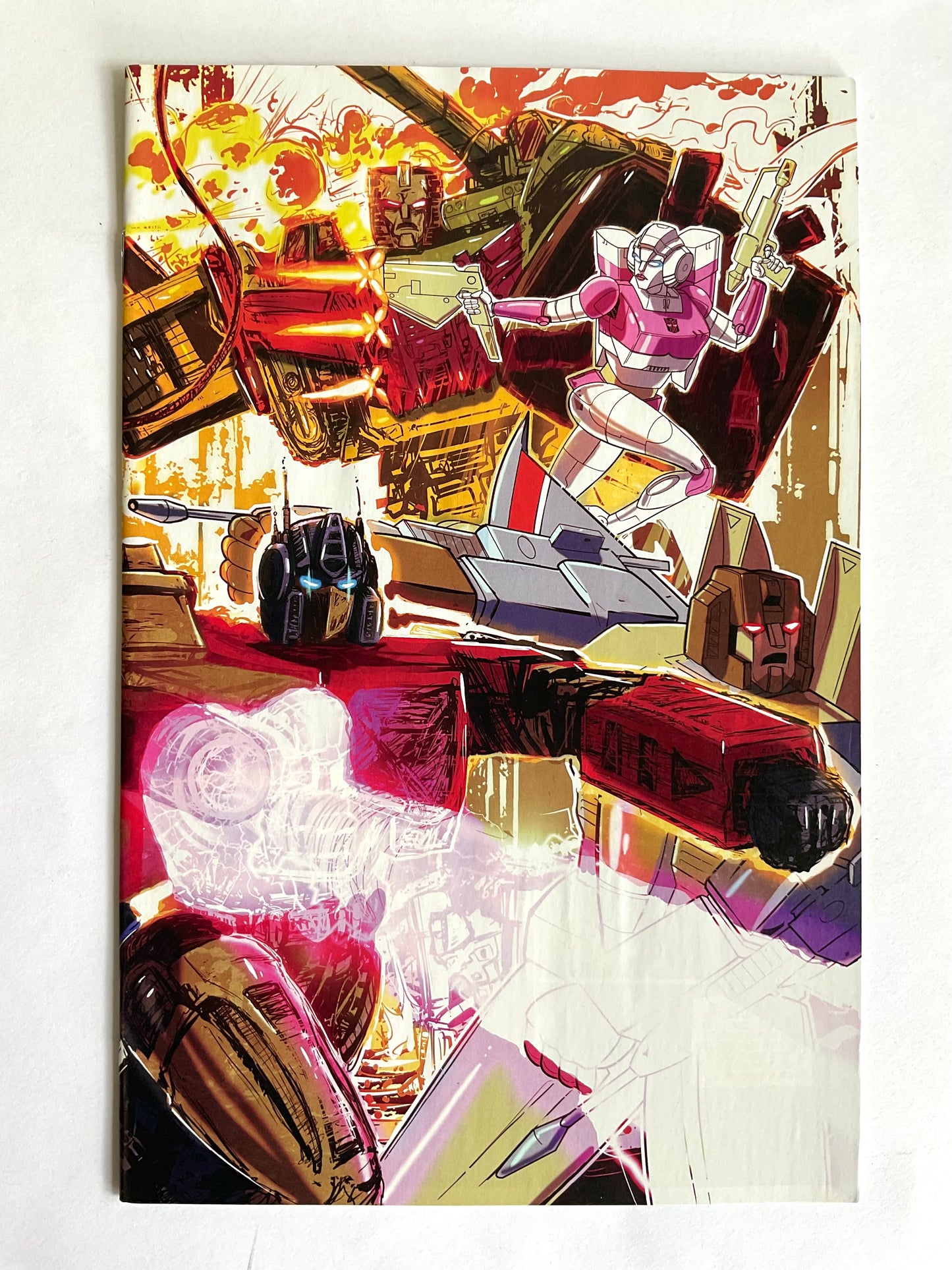 Transformers #15 Top Shelf Comic Series 1 Mystery Packs Chris Fredricks Wraparound Foil Virgin Variant