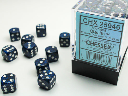 Chessex Dice - Speckled Stealth (16mm Dice)
