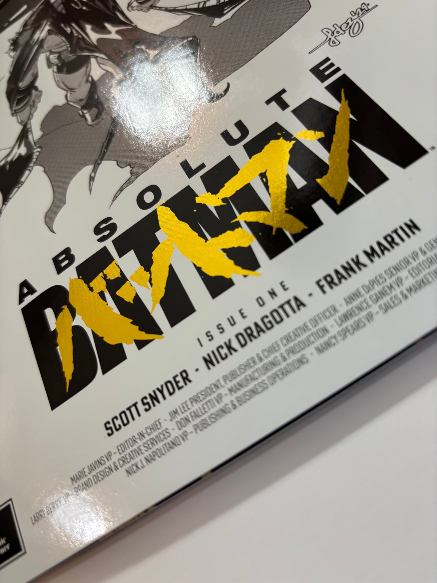 Absolute Batman (2024 Series) #1 Fourth Print Comic Corner Spot Foil Exclusive