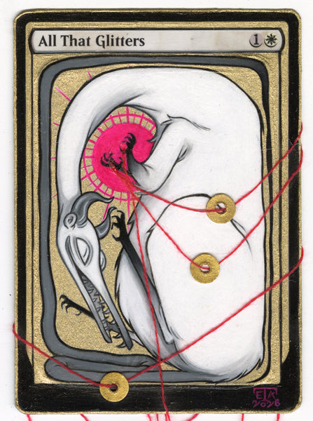 Secret Rare Trading Card Group Show Original Art