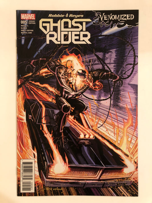 Ghost Rider #5 (Robbie Reyes; Venomized Variant)