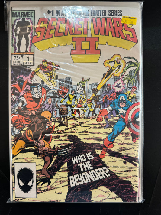 Secret Wars II Set (#1-#9)