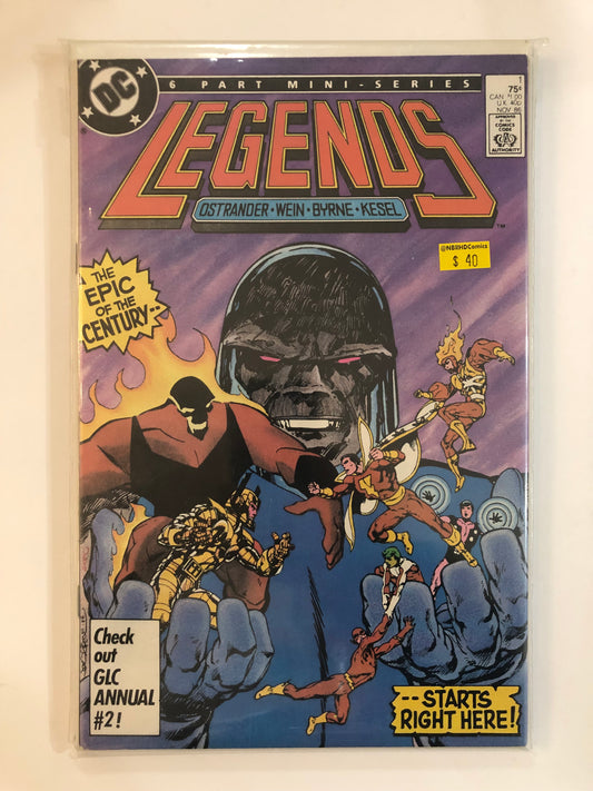 Legends (1986) Complete Set #1-6