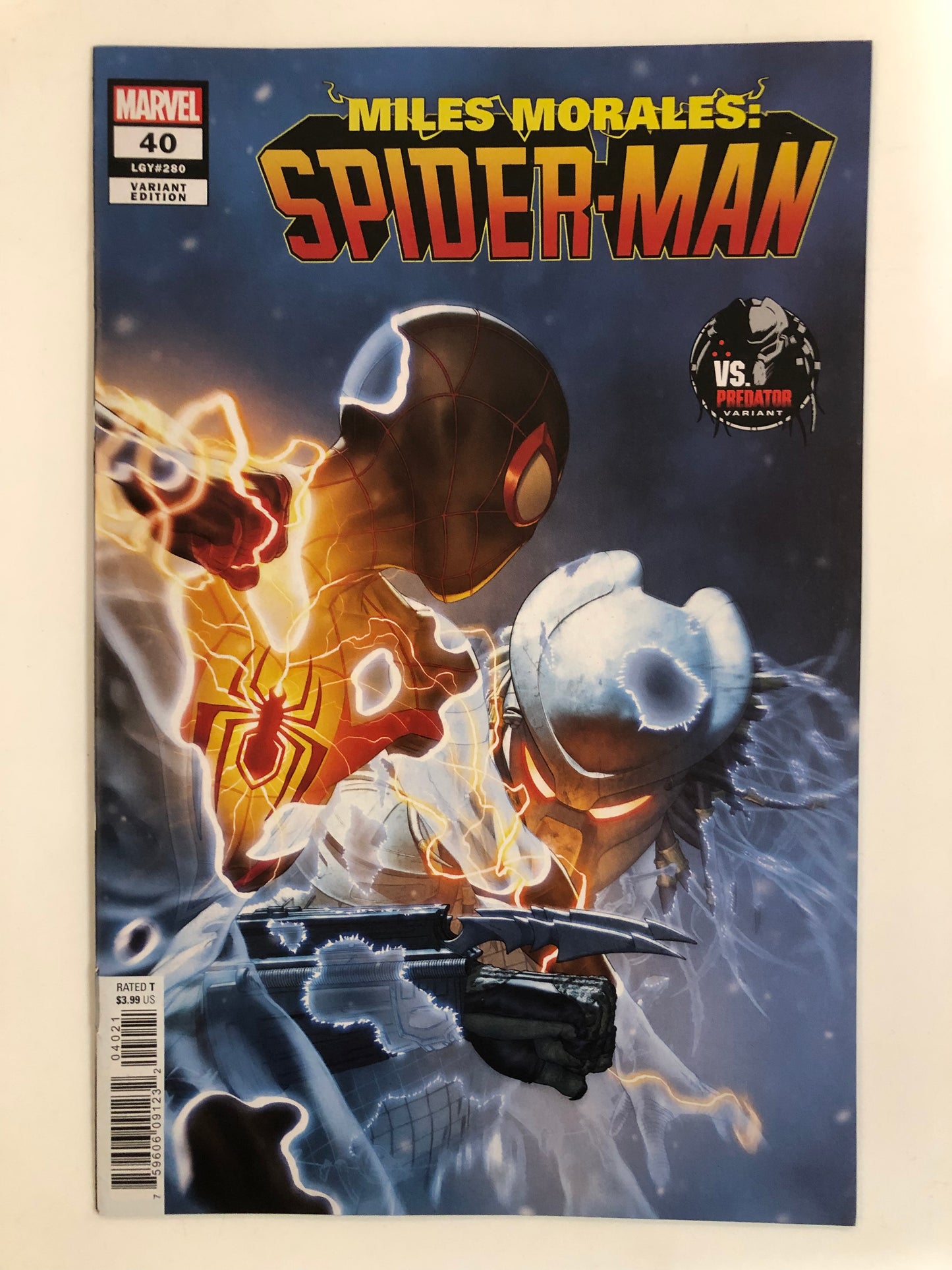 Miles Morales Spider-Man #40 Cvr B Predator Variant