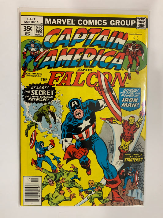 Captain America #218