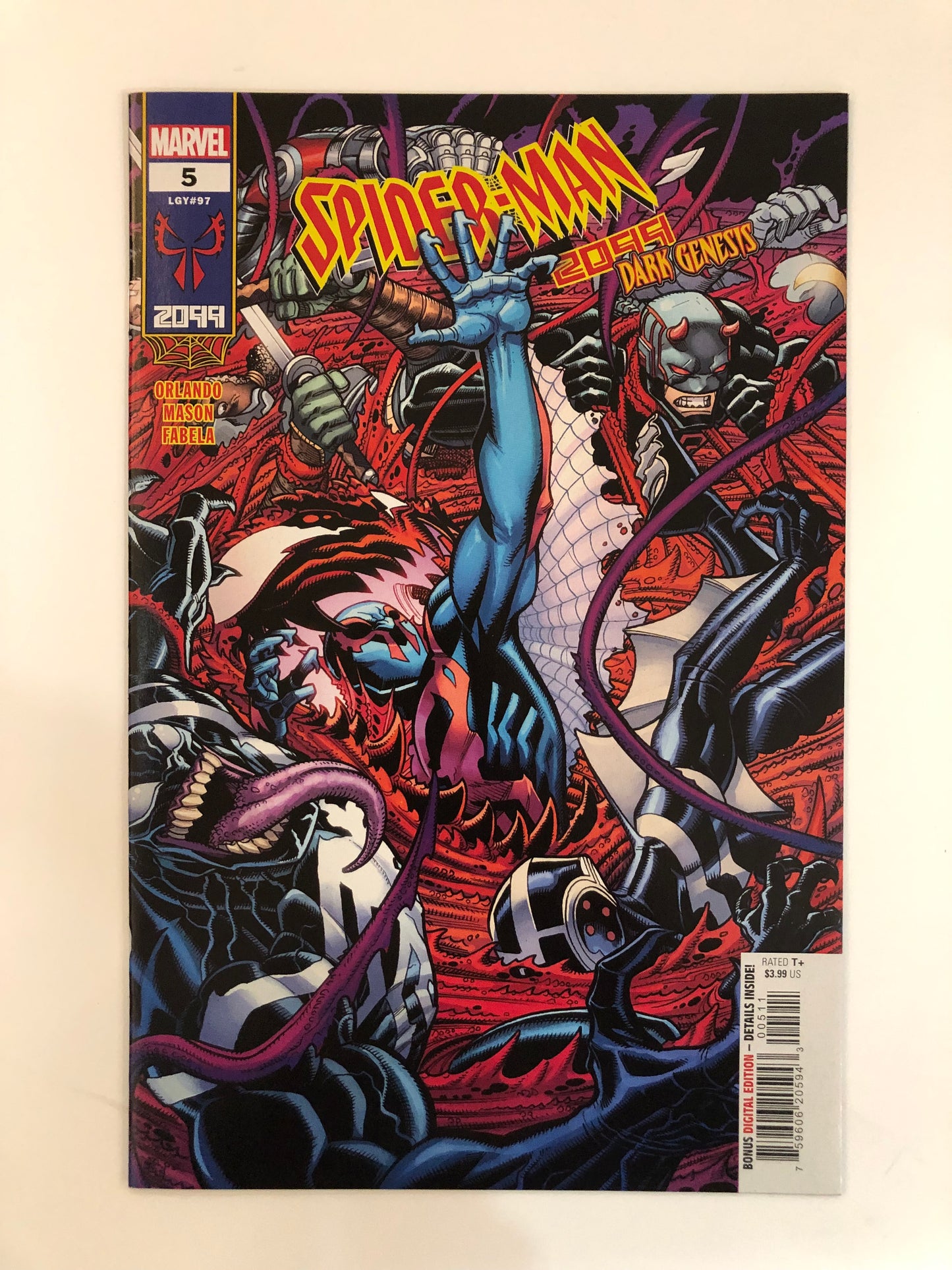 Spider-Man 2099 Dark Genesis #1-5 Complete Set