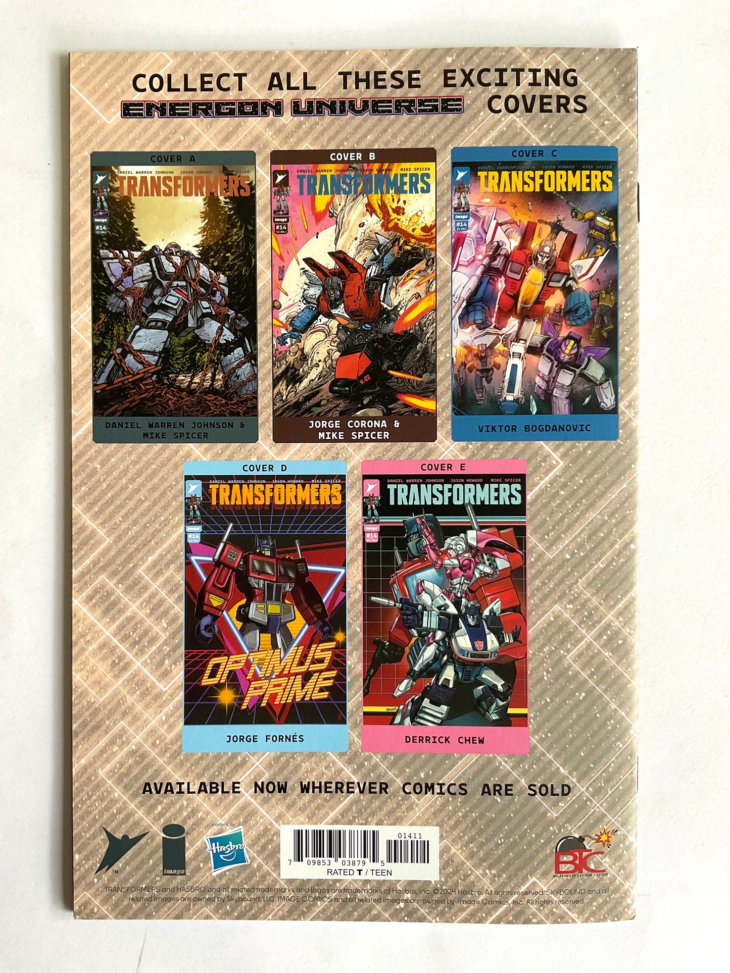 Transformers #14 Big Time Collectibles Kael Ngu Connecting Virgin Variant