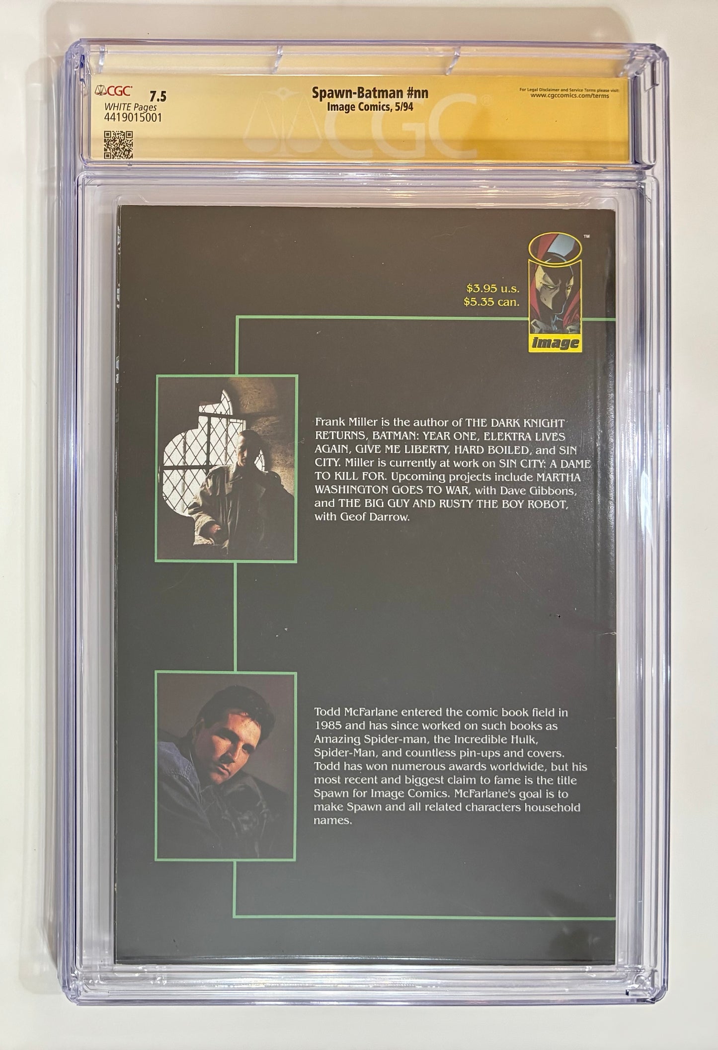 Spawn Batman (1994) #1 CGC Graded [SIGNED]