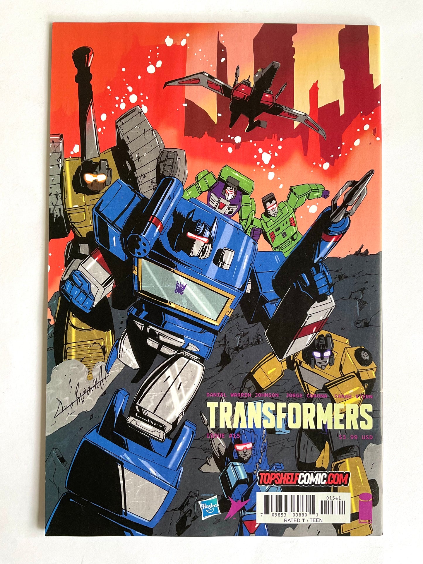 Transformers #15 Top Shelf Comic Series 2 Mystery Packs Livio Ramondelli Wraparound Virgin Variant