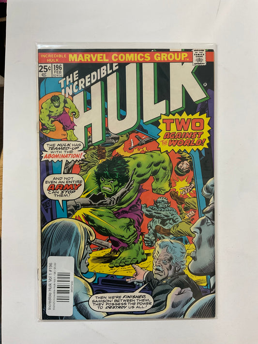 Incredible Hulk Vol 1 #196