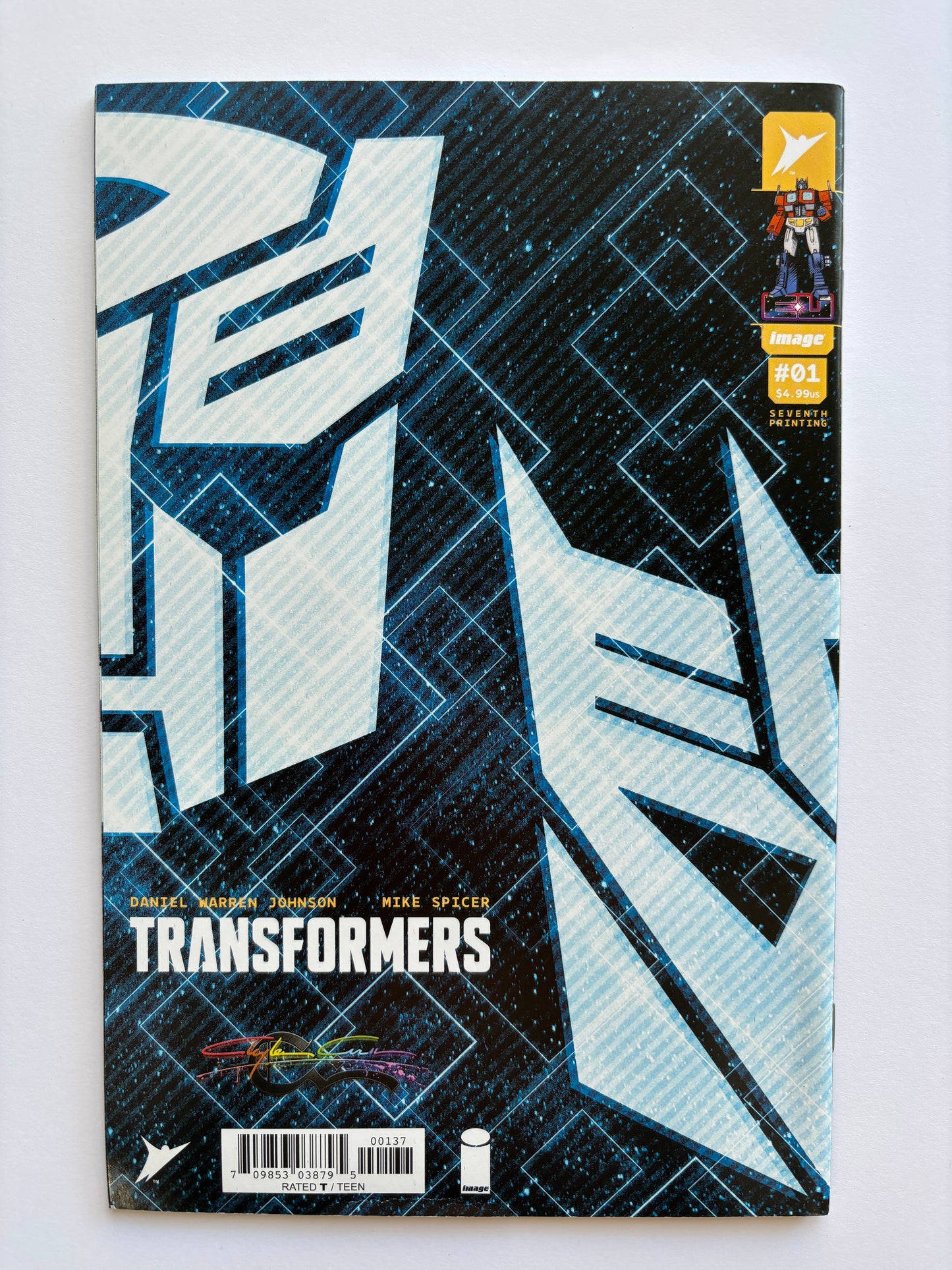 Transformers (2023) #1 Clayton Crain 7th Print Oil Painting Variant